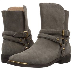 Ugg grey suede ankle boots NWOT